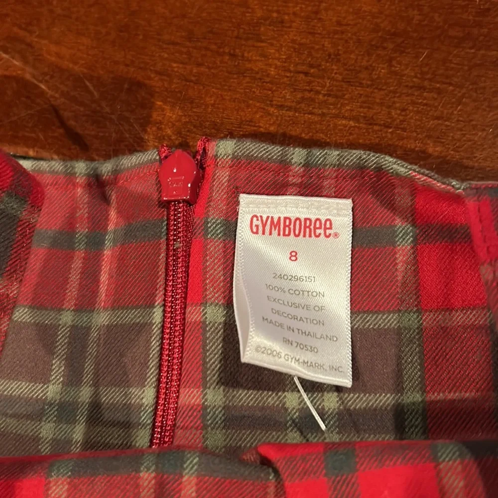 NWT Gymboree Mountain Cabin Plaid Swing Top  Size 8 2007 Line